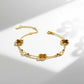 Little Golden Bean Watches & Tiger’s Eye Clover Bracelet Gift Set - FIYTA