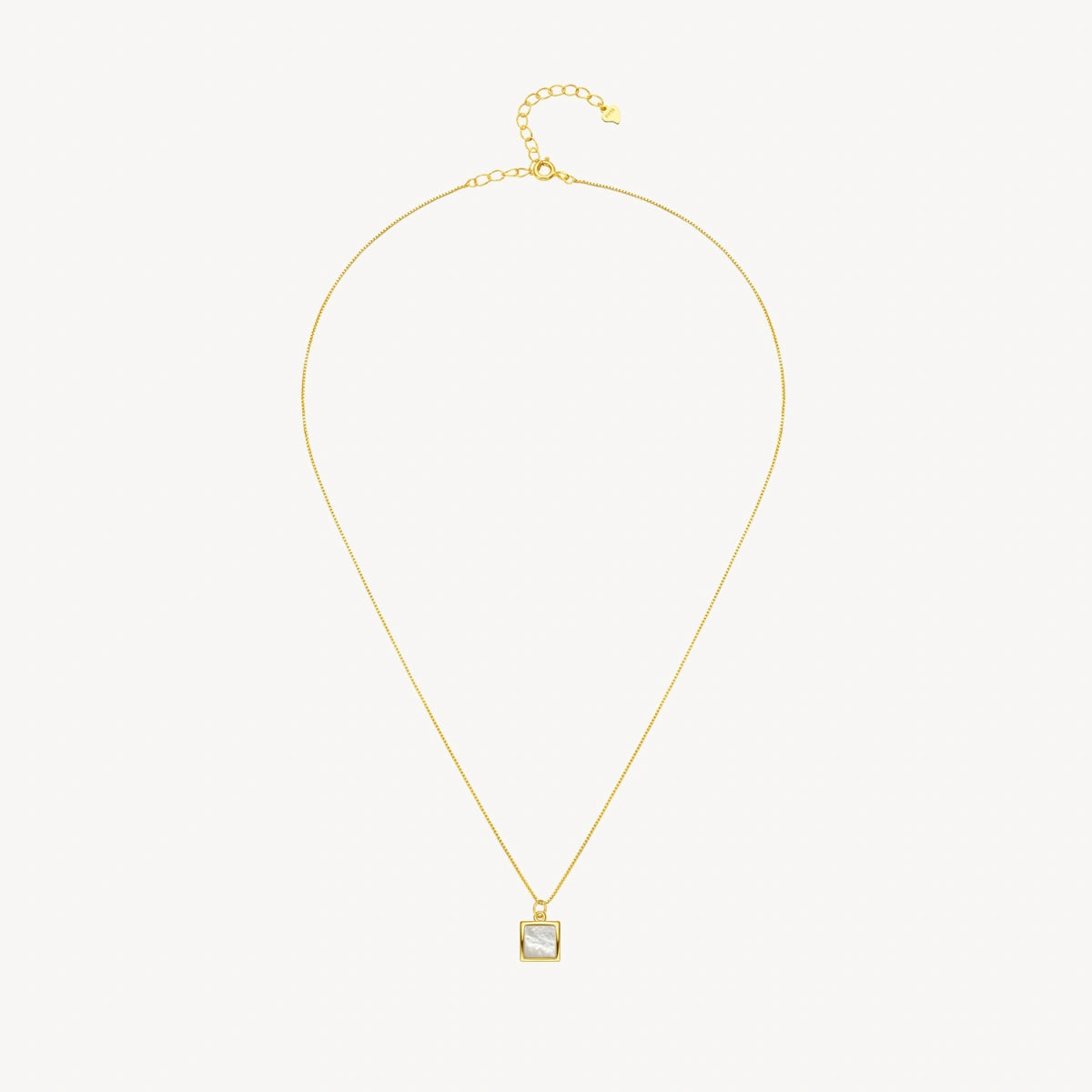 Gold Watch Mother-of-Pearl & Necklace & Pearl Bracelet Gift Set