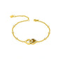 Gold Watch for Women & Persimmon Bracelet Gift Set - FIYTA