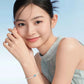 Sugar Cube Collection Women Pearl Bracelet - Aqua Blue