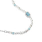 Sugar Cube Collection Women Pearl Bracelet - Aqua Blue
