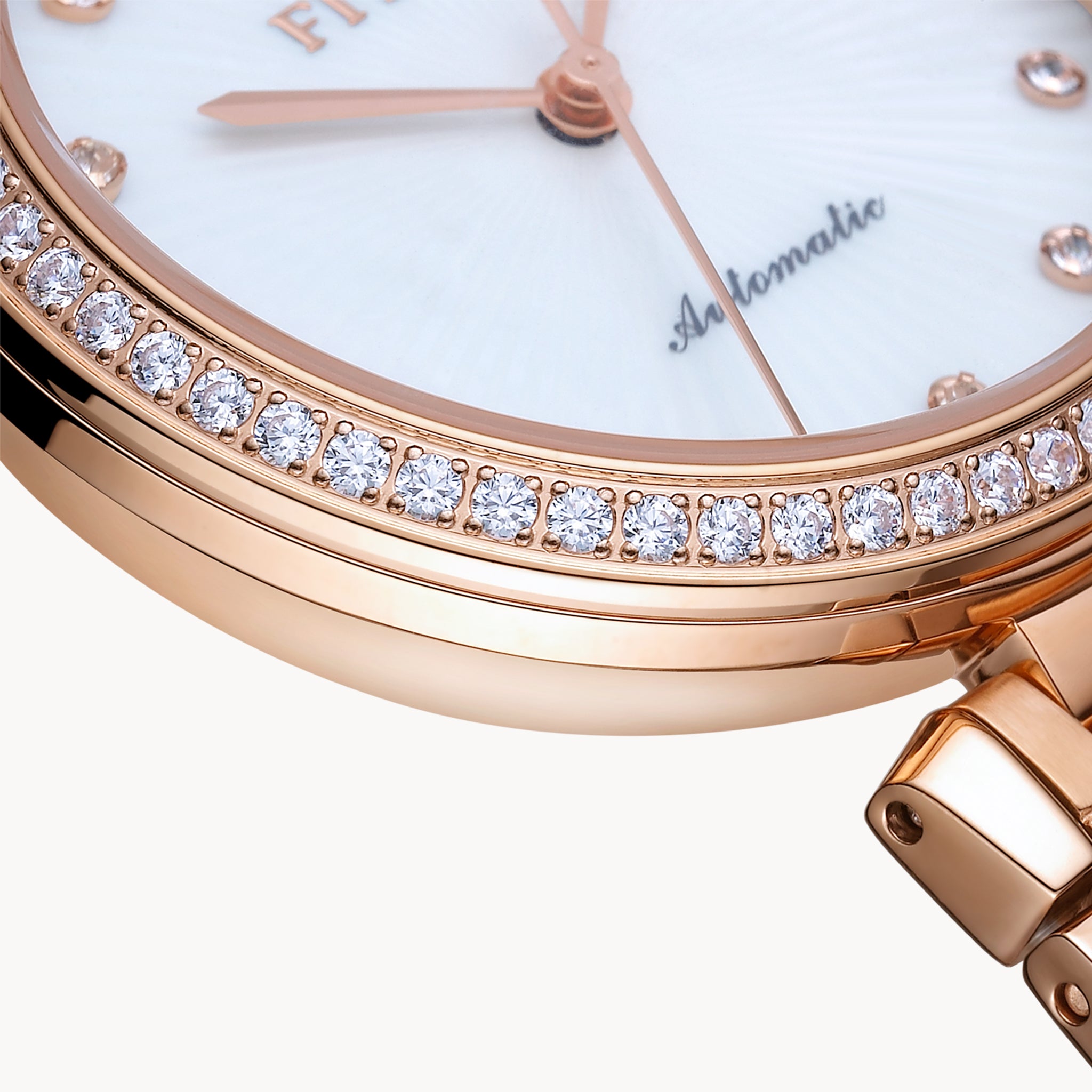 Ladies' Classic Diamond Automatic Watch - FIYTA