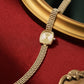Gold Watches with Zircon Dial