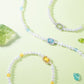 Sugar Cube Collection Women Pearl Bracelet - Aqua Blue