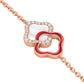 Lucky Persimmon Collection Women Bracelet - Scarlet Fortune - FIYTA