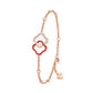 Lucky Persimmon Collection Women Bracelet - Scarlet Fortune - FIYTA