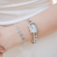 Eastern Grace Collection Women's Watch & Persimmon Bracelet Gift Set