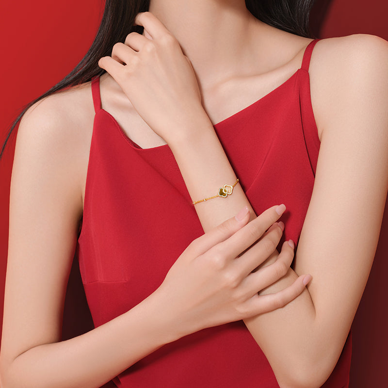 Lucky Persimmon Collection Women Bracelet - Golden Radiance