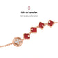Lucky Persimmon Collection Women Bracelet - Koi Red - FIYTA