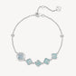Lucky Persimmon Collection Women Bracelet - Ice-Clear Aqua - FIYTA