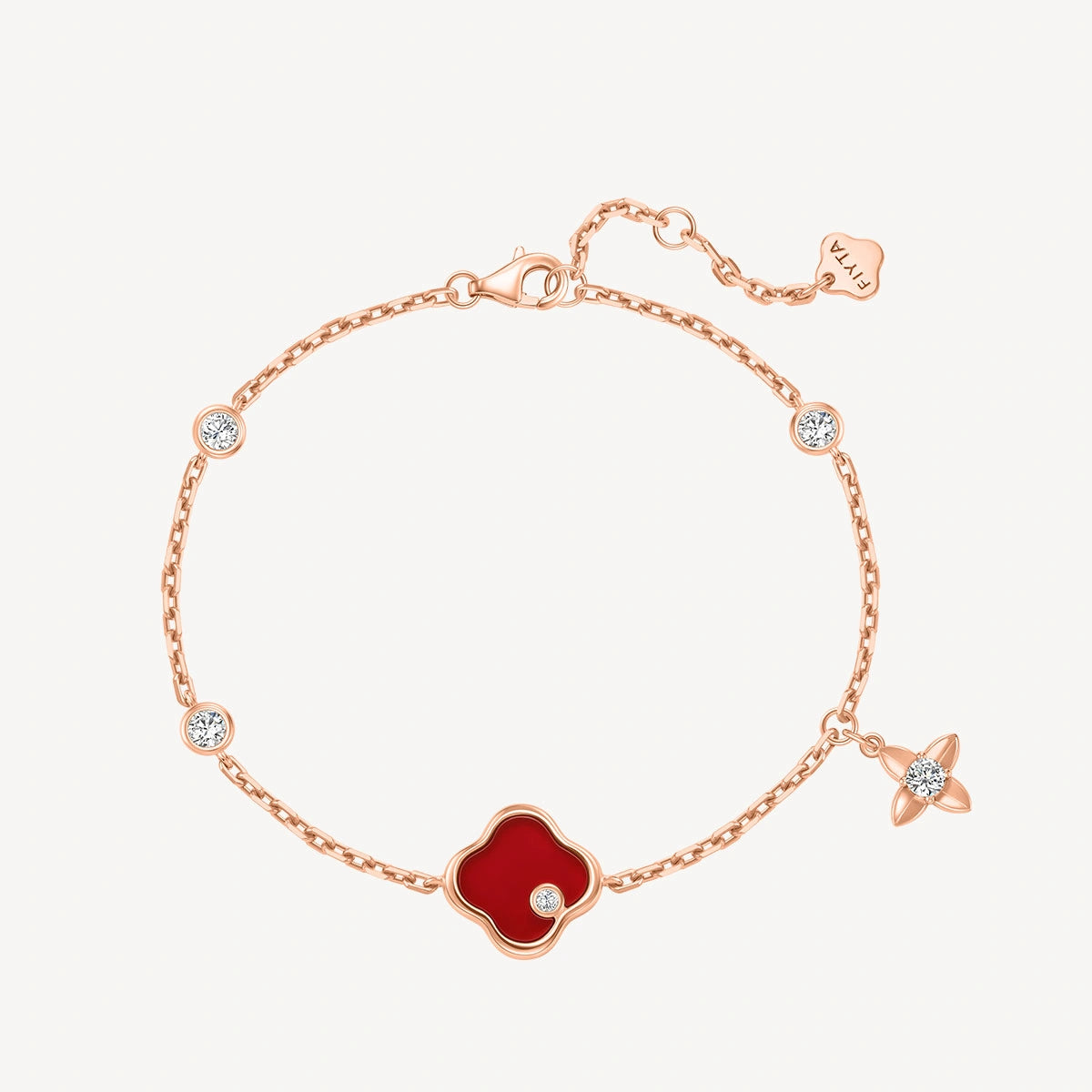 Lucky Persimmon Collection Women Bracelet - Heart-Full