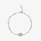 Sugar Cube Collection Women Pearl Bracelet - Mint Green