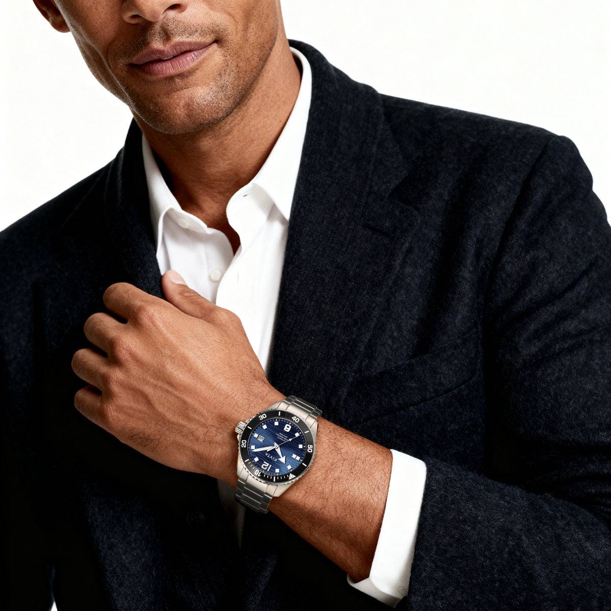 MOTEREY WATCH Co. ダイバーズ シーファントム ユーズド美品 Yachtsman Collection Men's Mechanical Diver Watch - FIYTA