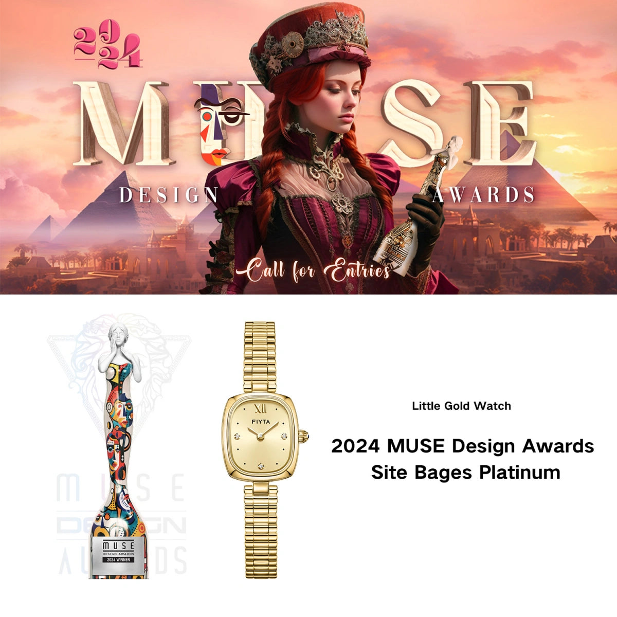 Gold Watches for Women Plus