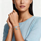 Eastern Grace Collection Women's Watch & Turquoise Clover Bracelet Gift Set - FIYTA