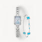 Eastern Grace Collection Women's Watch & Turquoise Clover Bracelet Gift Set