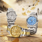 Tempting Collection "Chinese Ginkgo Leaf" Metal Engraving Tribute Men's Mechanical Watch - FIYTA