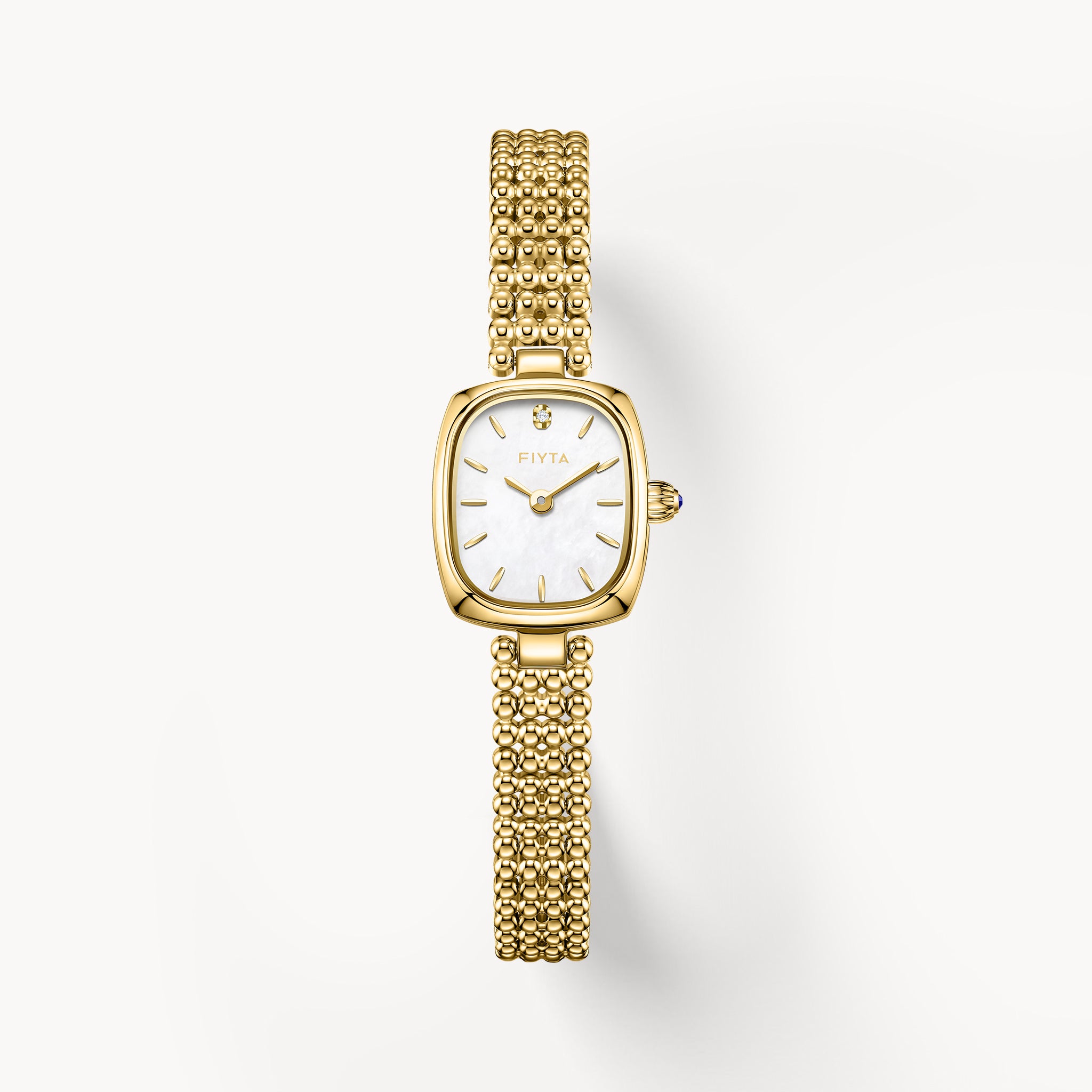 Gold Watches with Diamond Dial Mother-of-Pearl - FIYTA