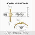 Gold Watches with Zircon Dial - FIYTA